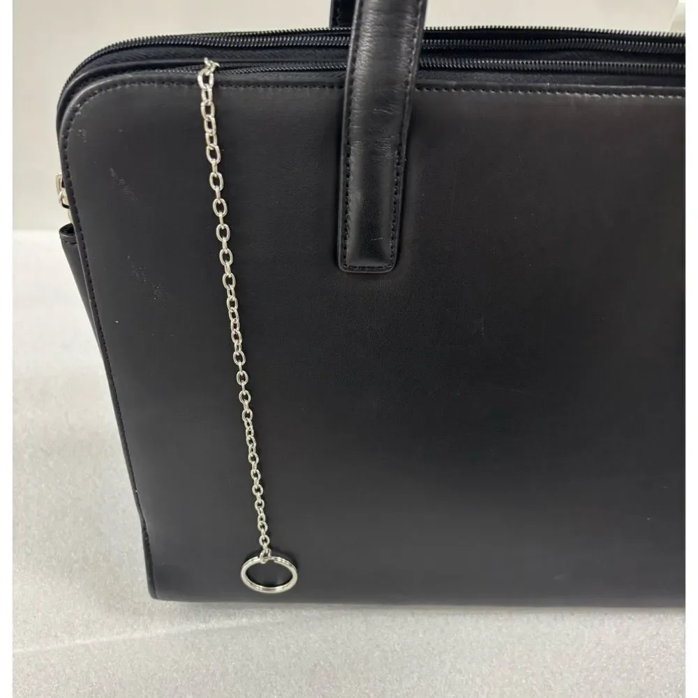 Levenger Everyday Black Laptop Bag with Handles